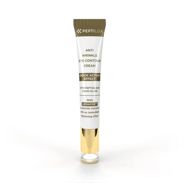Peptilux LUX001 Augencreme – 20 ml, Anti-Falten-Wirkung mit Shock-Action-Effekt & LIPHASYN für glattere Augenpartie