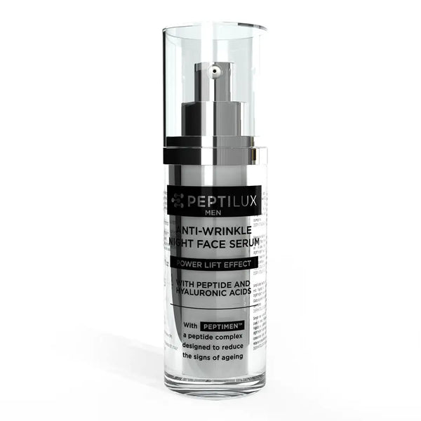 Peptilux LUX009 Men Nachtserum – Power-Lift Anti-Falten-Serum mit Peptimen™, Hyaluronsäure & glättender Wirkung