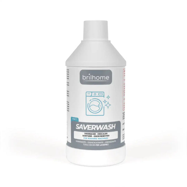 Brilhome Saverwash BH0225 – 300 ml, Waschmaschinenreiniger gegen Kalk, Fett & Gerüche