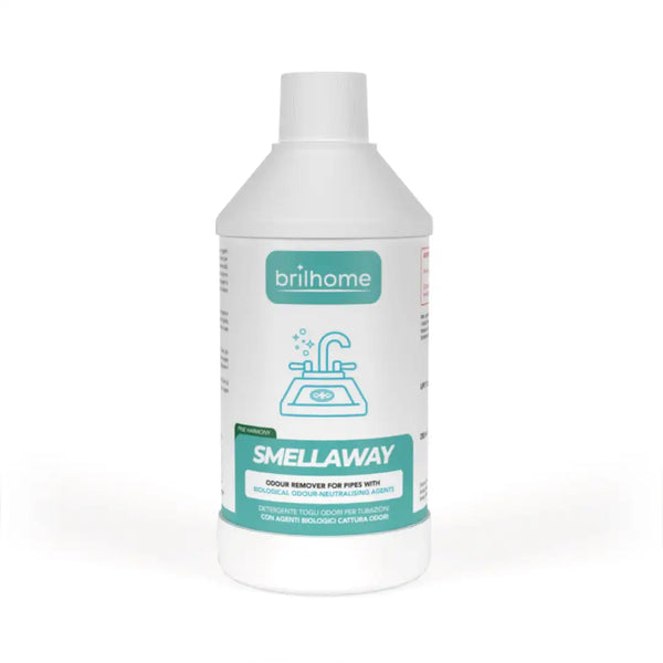 Brilhome Smellaway BH0220 – 300 ml, biologischer Anti-Geruch Rohrreiniger für freie Abflüsse & hygienische Sauberkeit