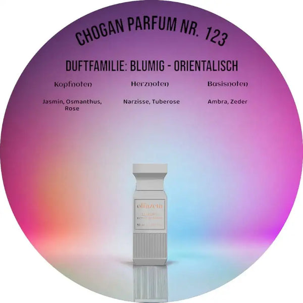 Choganparfum Olfazeta 123 – 50 ml Damenduft, blumig-orientalisch mit Tuberose & Ambra
