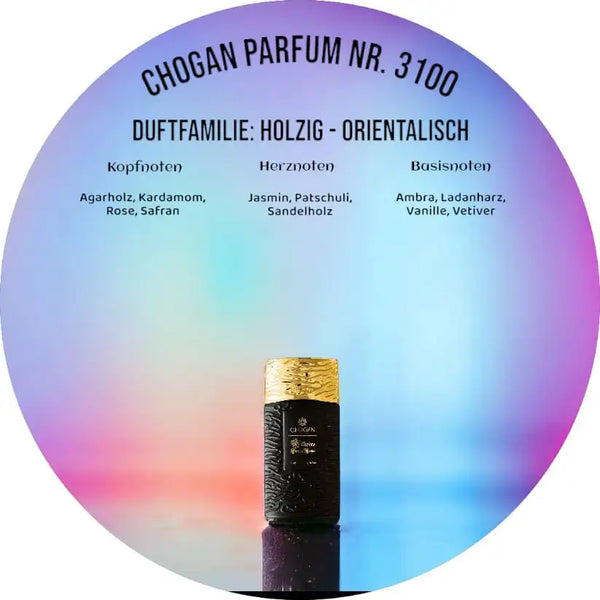 Choganparfum Olfazeta 3100 – Unisexduft mit Safran & Ambra, 35 ml Spray