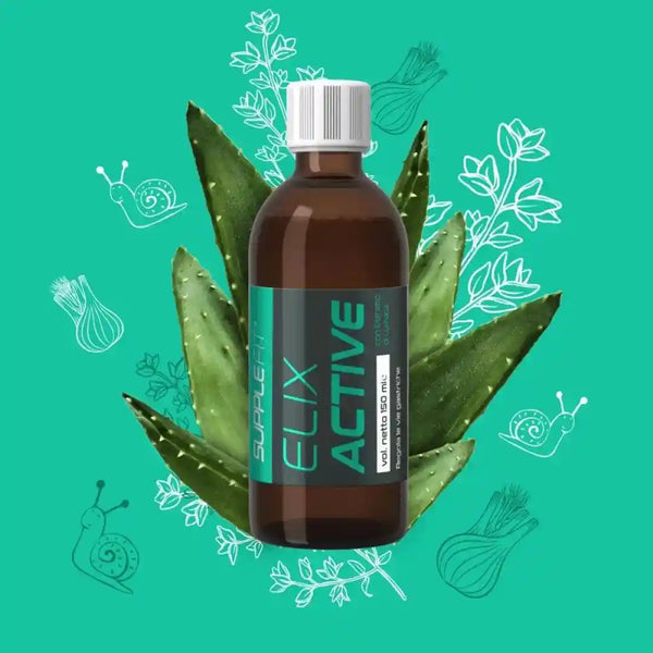 Elix Active INTB013 – Nahrungsergänzung mit Schneckenextrakt, Aloe & Fenchel, 150 ml Flasche