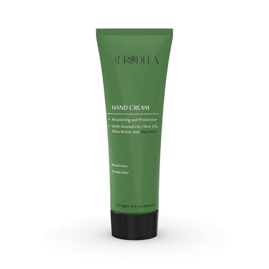 Aurodhea CR31B Handcreme mit Aloe Vera – 75 ml, feuchtigkeitsspendend & beruhigend mit Sheabutter, Arganöl & Vitamin E