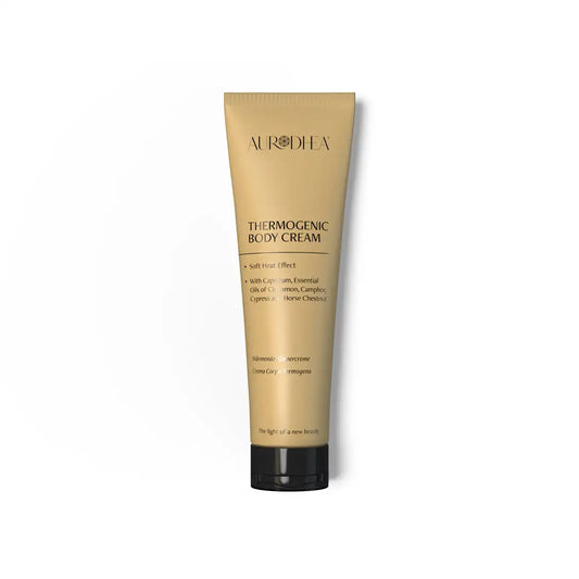 Aurodhea CR39B Wärmende Körpercreme – 150 ml, Anti-Cellulite mit milder Wärmewirkung, Capsicum & Zimtöl für straffere Haut