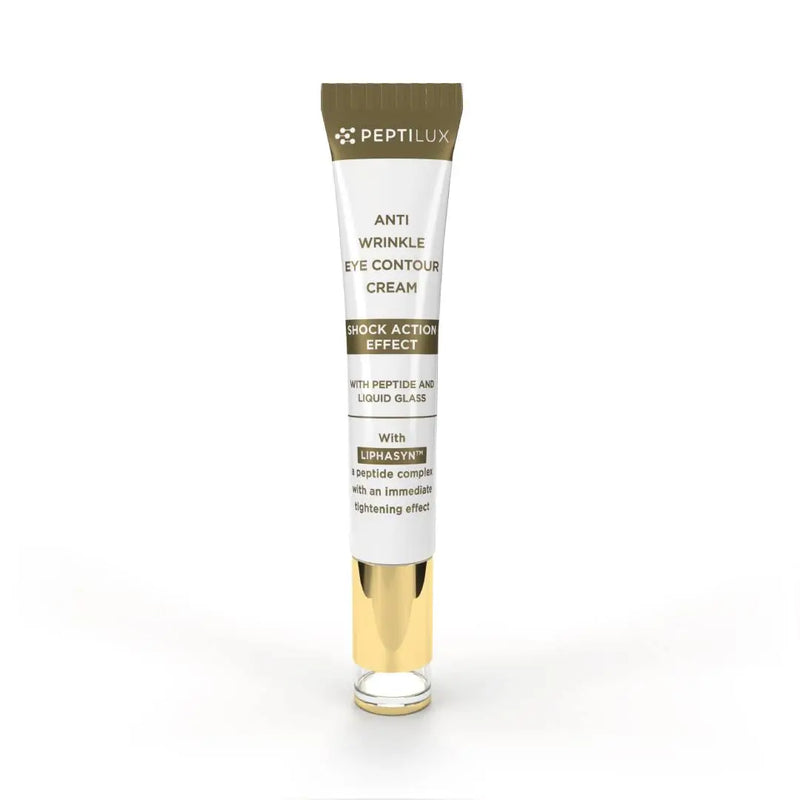 Peptilux LUX001 Augencreme – 20 ml, Anti-Falten-Wirkung mit Shock-Action-Effekt & LIPHASYN für glattere Augenpartie
