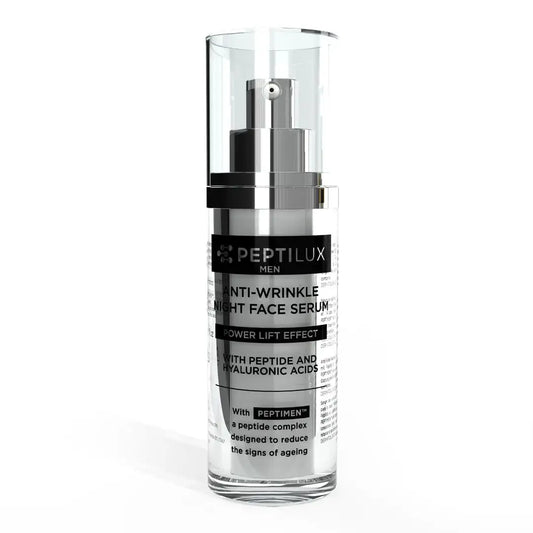 Peptilux LUX009 Men Nachtserum – Power-Lift Anti-Falten-Serum mit Peptimen™, Hyaluronsäure & glättender Wirkung