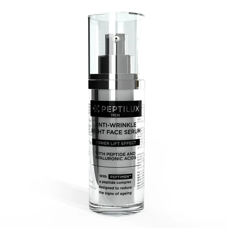 Peptilux LUX009 Men Nachtserum – Power-Lift Anti-Falten-Serum mit Peptimen™, Hyaluronsäure & glättender Wirkung