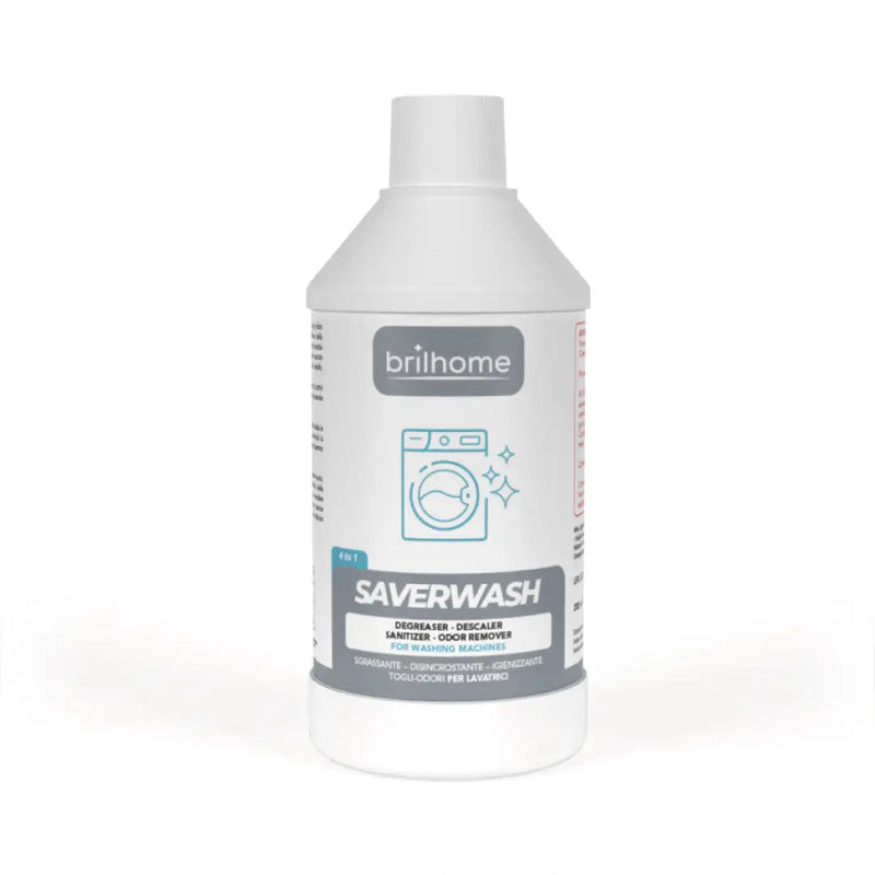 Brilhome Saverwash BH0225 – 300 ml, Waschmaschinenreiniger gegen Kalk, Fett & Gerüche