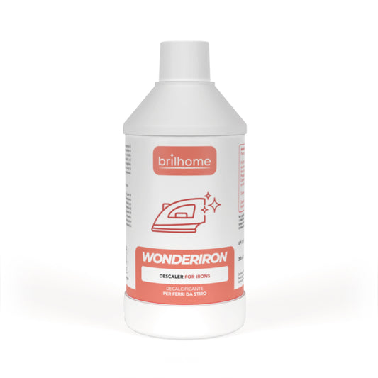 Brilhome Wonderiron BH0219 – 300 ml, Bügeleisen-Entkalker gegen Kalkablagerungen und Tropfenbildung