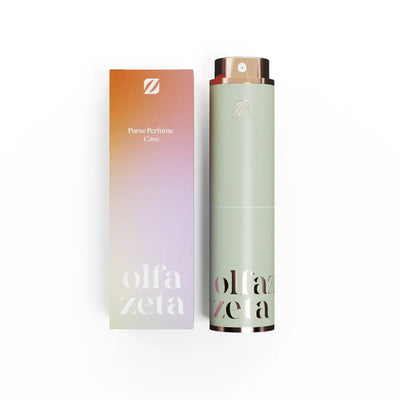 Parfüm-Taschenetui & Zerstäuber – Modern Grün (Olfazeta)