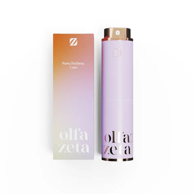 Parfüm-Taschenetui & Zerstäuber – Modern Lila (Olfazeta)