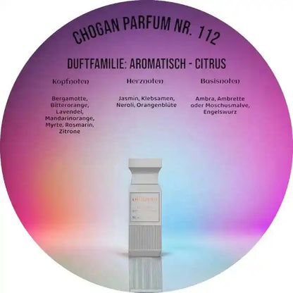 Choganparfum Olfazeta 112 – 50 ml Unisexduft, zitrisch-frisch mit Lavendel & Ambra