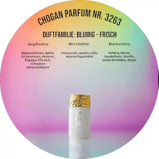 Choganparfum Olfazeta 3263 – Duft mit Jasmin & Alpenveilchen, 35 ml Flakon