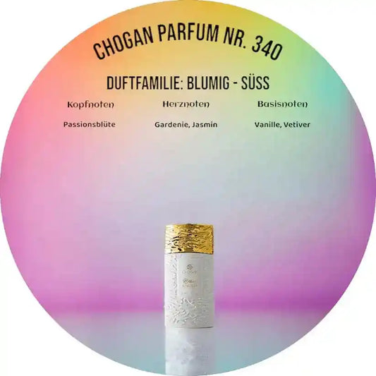 Choganparfum Olfazeta 340 – Exotisch-blumiger Duft mit Vanille & Jasmin, 35 ml Flakon