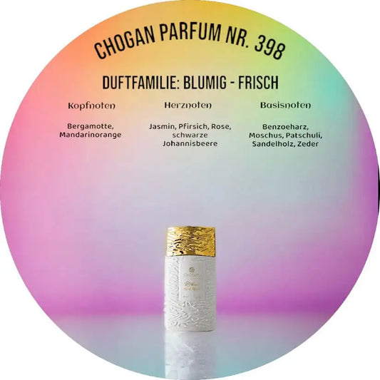 Choganparfum Olfazeta 398 – Eleganter Damenduft mit Pfirsich & Patchouli, 35 ml