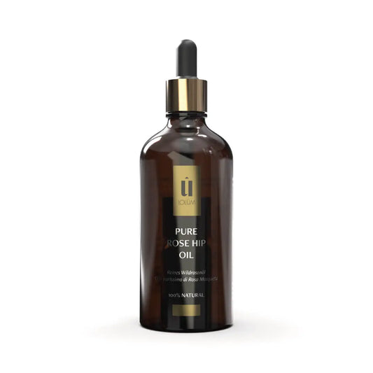 Lolüm Reines Wildrosenöl U02B – 100 ml, regenerierende Pflege gegen Narben, Falten & Pigmentflecken